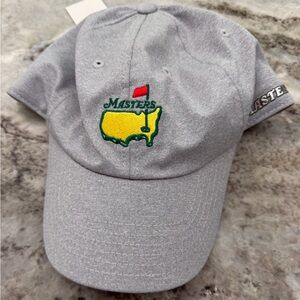 American Needle Gray Cap with Yellow & Green Masters Logo